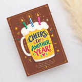 Cheers to Another Year Birthday Personalised Greeting Card