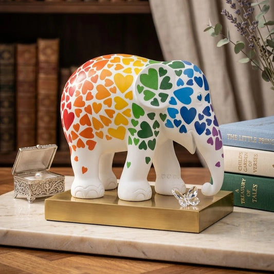 Colour Of Love Elephant Statue 20 CM| By Elephant Parade