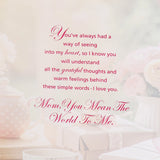 For My Lovely Mom Greeting Card With Envelope