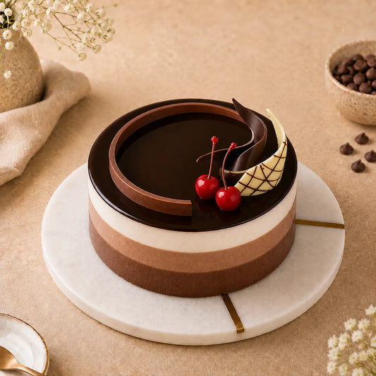 Midnight Chocolate Indulgence Cream Cake