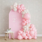 Blush Pink Personalised Milestone Arch Decor