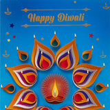 Pack Of 6 Amazing Diwali Wishes Greeting Card