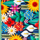 Pack of 50 Bright Floral Bloom Greeting Card