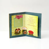 Pack Of 3 Rakhi Wishes Sacred Rakhi Greeting Card With Envelope