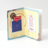 Pack Of 3 Friend For Life Rakhi with Greeting Card With Envelope