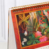Pack Of 2 Multicolor Tropical Botanical Art Desk Calendar 2027