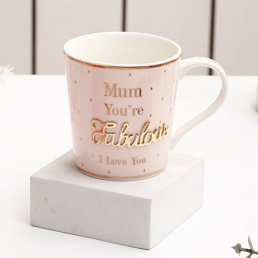 A Mother's Love Greeting Card With Mug And Chocolate
