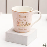 A Mother's Love Greeting Card With Mug And Chocolate