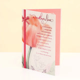 A Mother's Love Greeting Card With Mug And Chocolate