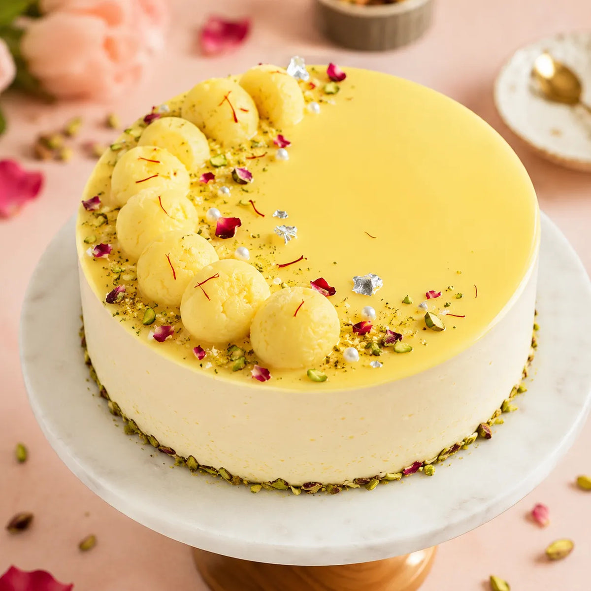 Rasmalai Rabdi Celebration Cream Cake