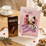 I Love That You Love Me Greeting Card With Chocolate