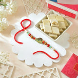 Enchanting Rakhi with Kaju Katli