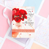 With Love For My Husband' Anniversary Card With Chocolate