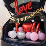 Love Theme Car Boot Anniversary Surprise Decor
