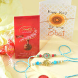 Luxurious Lindt Rakhi Pair