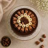 Chocolaty Rolls Cream Cake