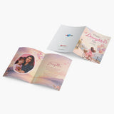 Girl on Bicycle Daughter's Day Personalised Card