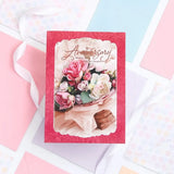 Couple Anniversary Greeting Card With Chocolate