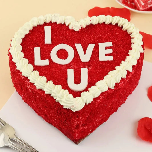Overflowing Love Red Velvet Cake