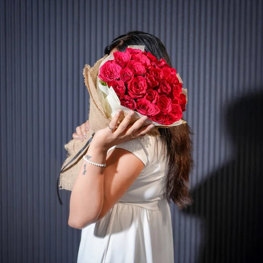 You Are Mine Red Roses Bouquet