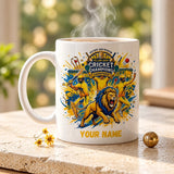 Personalized Name Cricket Fan Mug