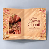 Reflection Of Love Karva Chauth Personalised Greeting Card