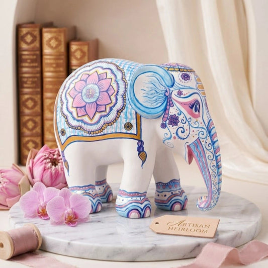 Indian Blues Elephant Statue | By Elephant Parade