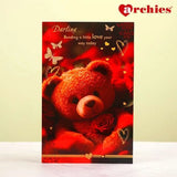 Sending A Little Love Your Way Today Greeting Card With Chocolate