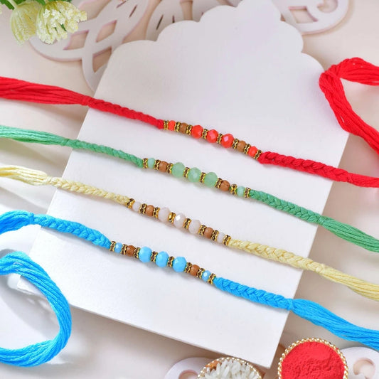 Resplendent Rakhi with Kaju Katli