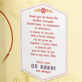 Pack Of 3 Friend For Life Rakhi with Greeting Card With Envelope