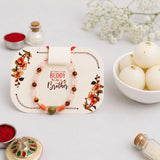 Forest Guardian Bracelet Rakhi with Rasgulla