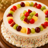 Fresh Fruit Vanilla Garden Cream Cake