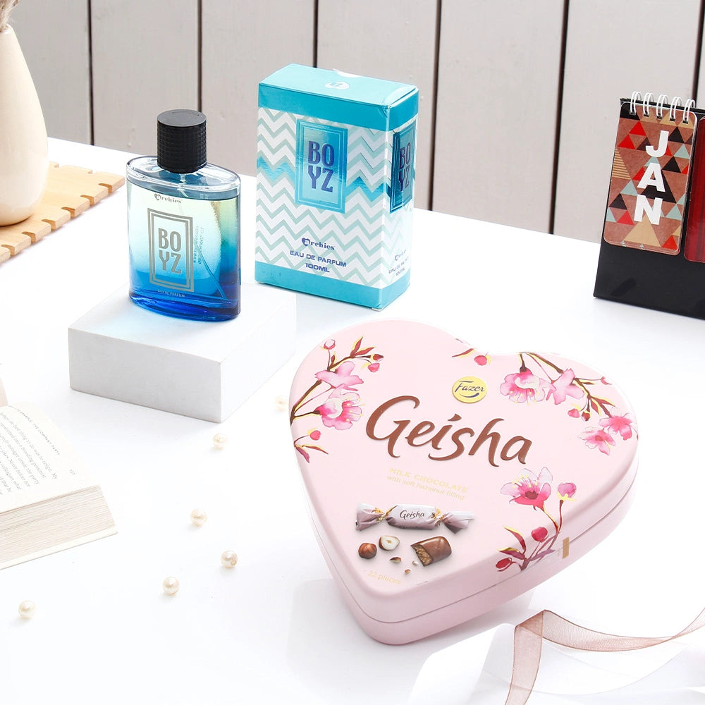 Geisha Chocolate and Archies Boyz Perfume