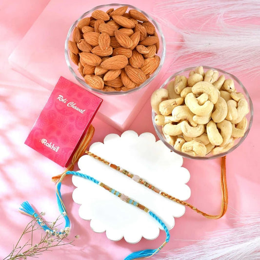 Blissful Bhai Rakhi with Cashew & Almond
