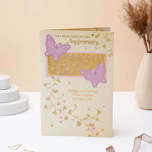 Create Beautiful Memories Anniversary Greeting Card With Chocolate