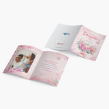 Pink Bouquet Daughter's Day Personalised Card