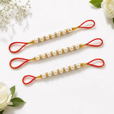 Set of 3 Pearl Rakhi  with Ferrero Rocher Chocolates | Luxury Rakhi Gift Set