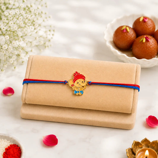 Ganesha Rakhi with Gulabjamun | Divine Blessing Raksha Bandhan Gift Hamper