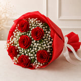 6 Red Roses Love Bouquet
