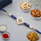 Evil Eye Clover Rakhi with Dry Fruits