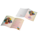 Colours Of Holi Personalised Greeting Card