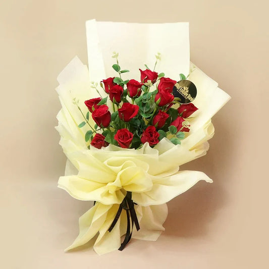 Love Mail Red Roses Romantic Bouquet