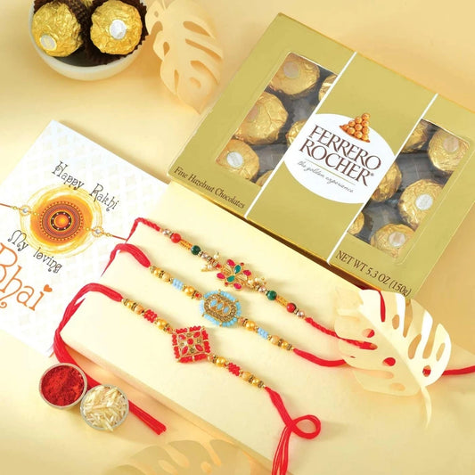 Three's Company Rakhi Set