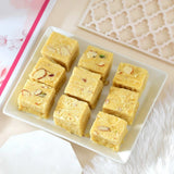 Whimsical Rakhi with Soan Papdi