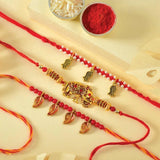 Exclusive Triple Rakhi Set