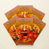 Pack Of 6 Lots of Love Diwali Wishes Greeting Card