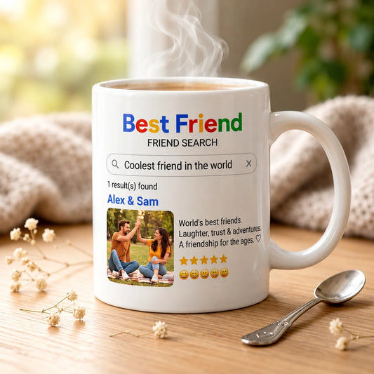 Personalized Best Friend Photo Mug
