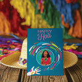 Wonderful Holi Personalised Greeting Card