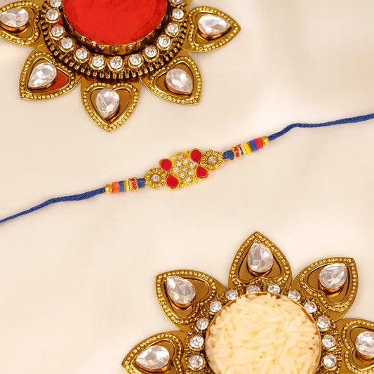 Designer Kundan Rakhi