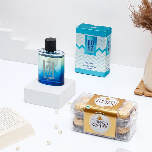 Ferrero Rocher - 200 GM and Archies Boyz Perfume
